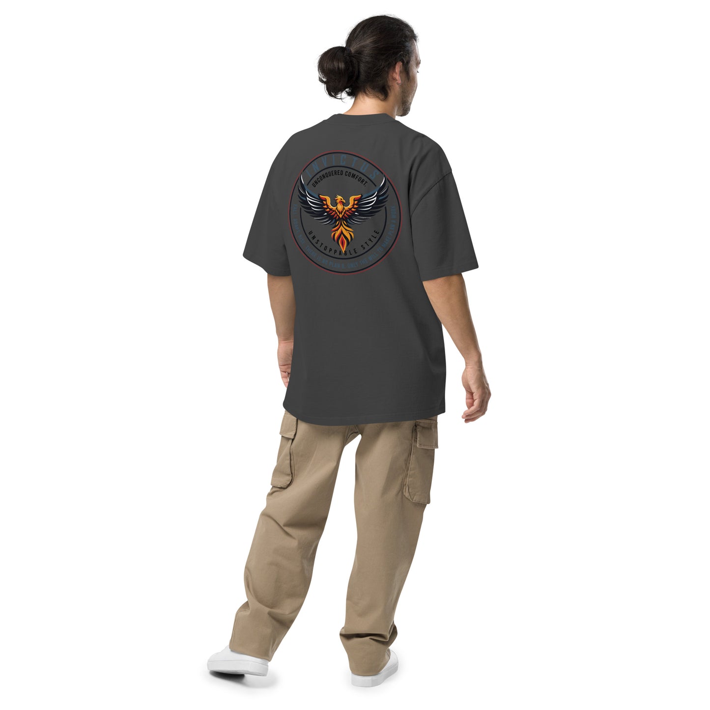 Oversized faded INVICTUS Tee
