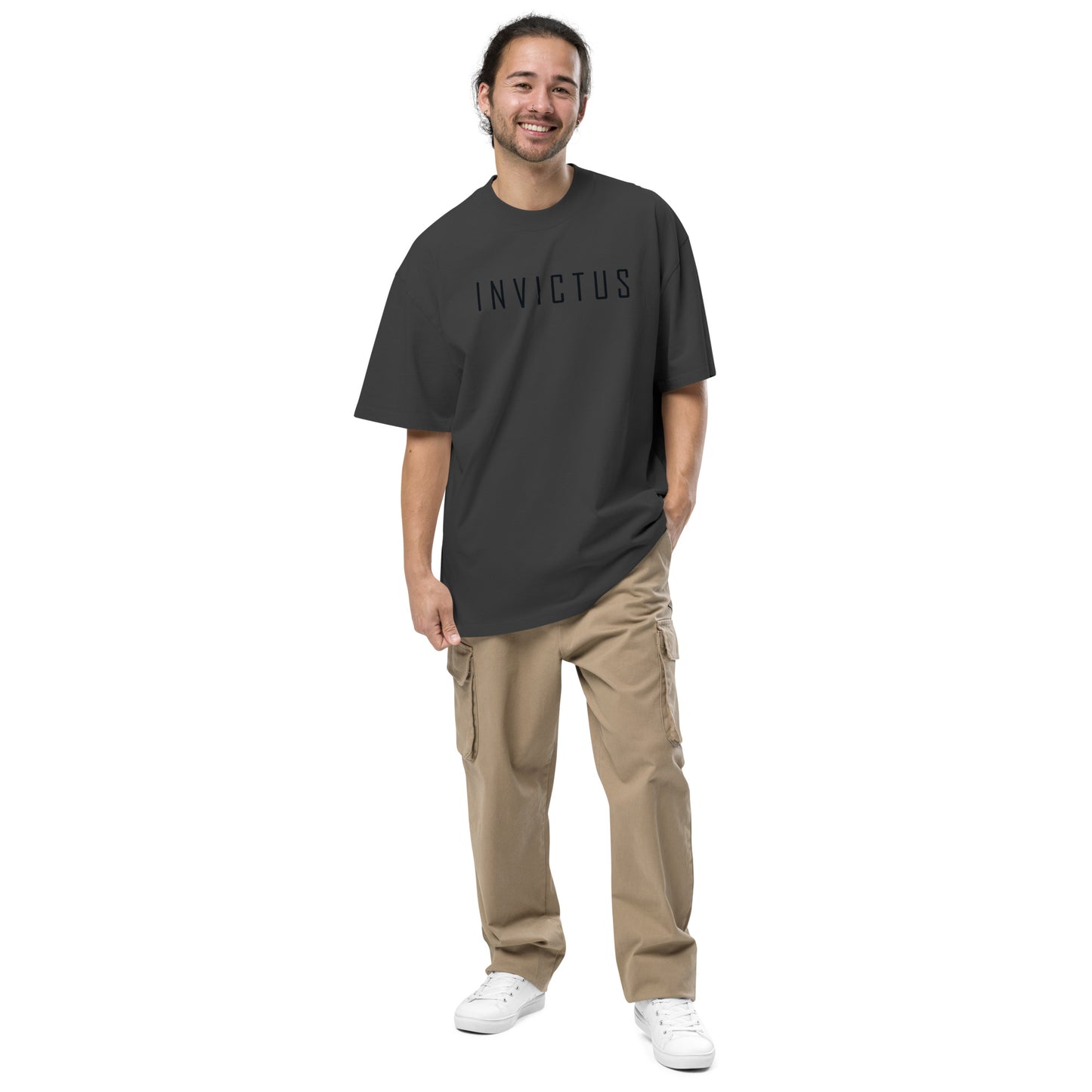 Oversized faded INVICTUS Tee