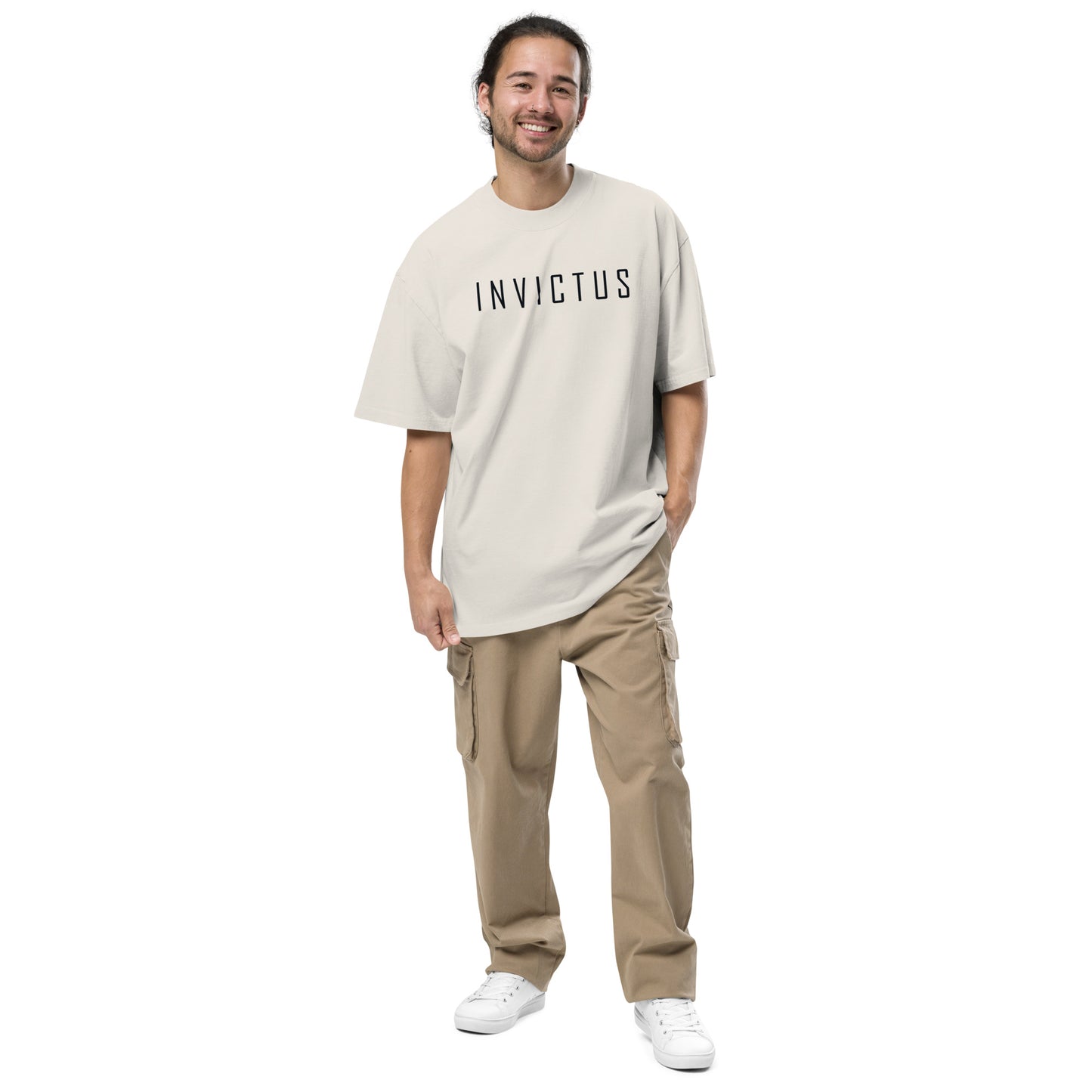 Oversized faded INVICTUS Tee
