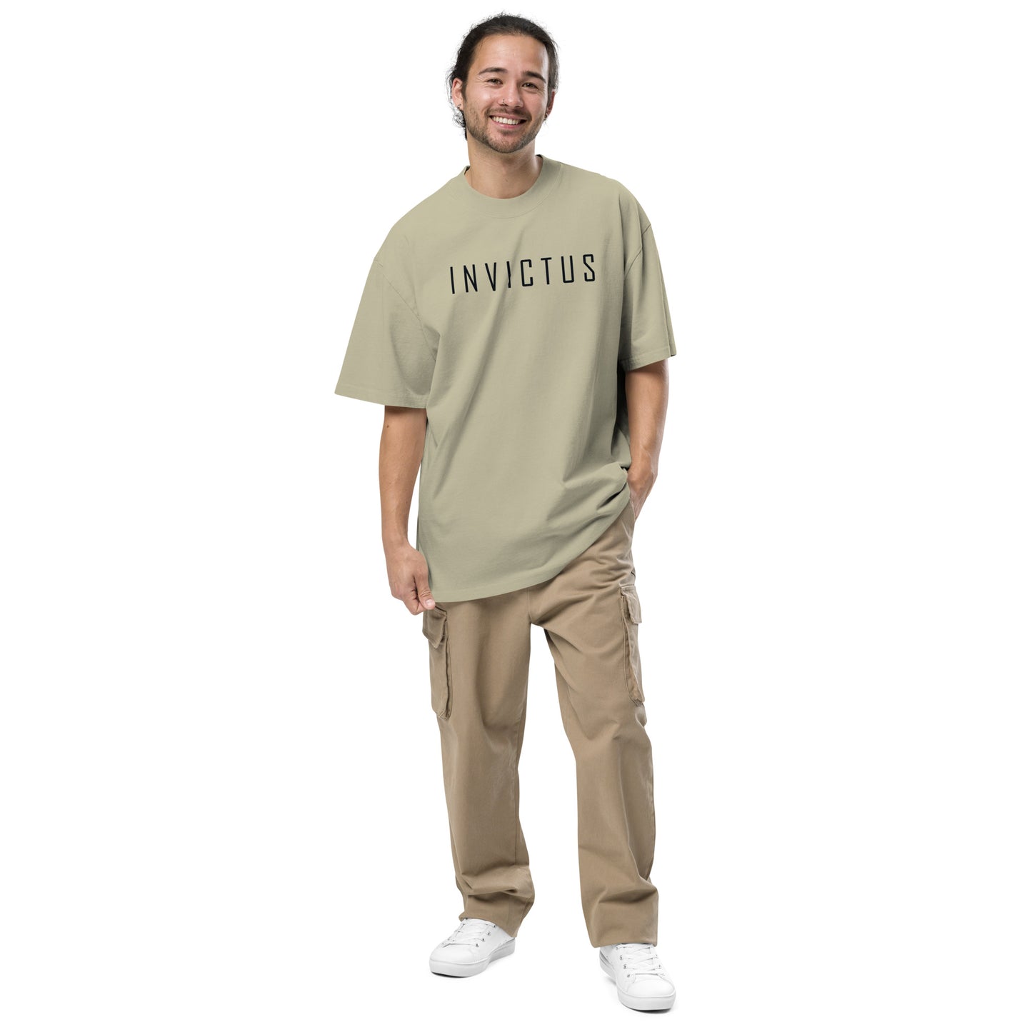 Oversized faded INVICTUS Tee
