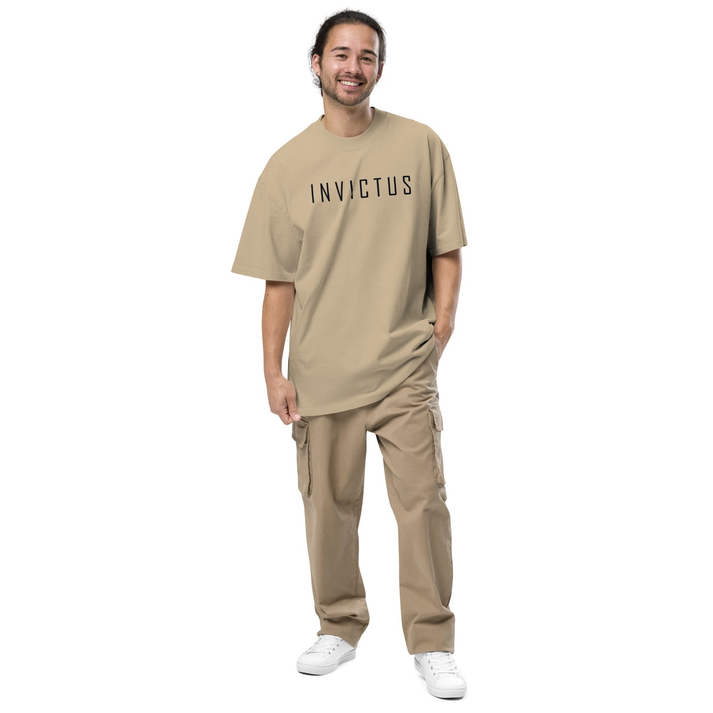 Oversized faded INVICTUS Tee